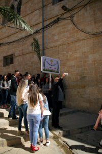 Views of the festival and parade for Palm Sunday in 2018 in the Chaldean Catholic town of alQosh 08