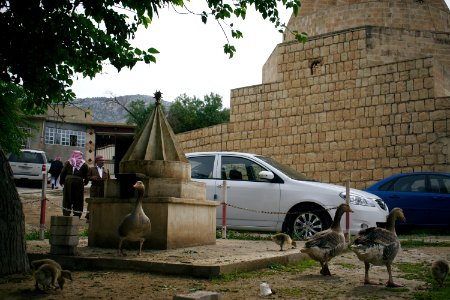 Views of the Ezidi shrine of Mohamed Rashan, adjacent to Maqlub Mountain near Bardarash 14