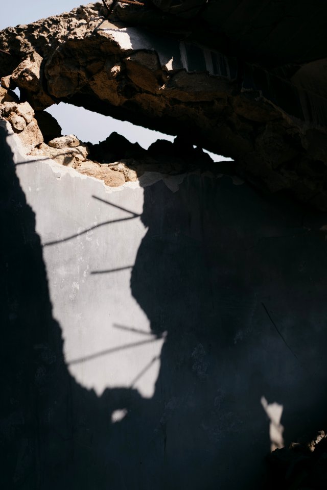 Views of the Ezidi village Hardan in Sinjar District, burned in 2019 in the summer fires 14