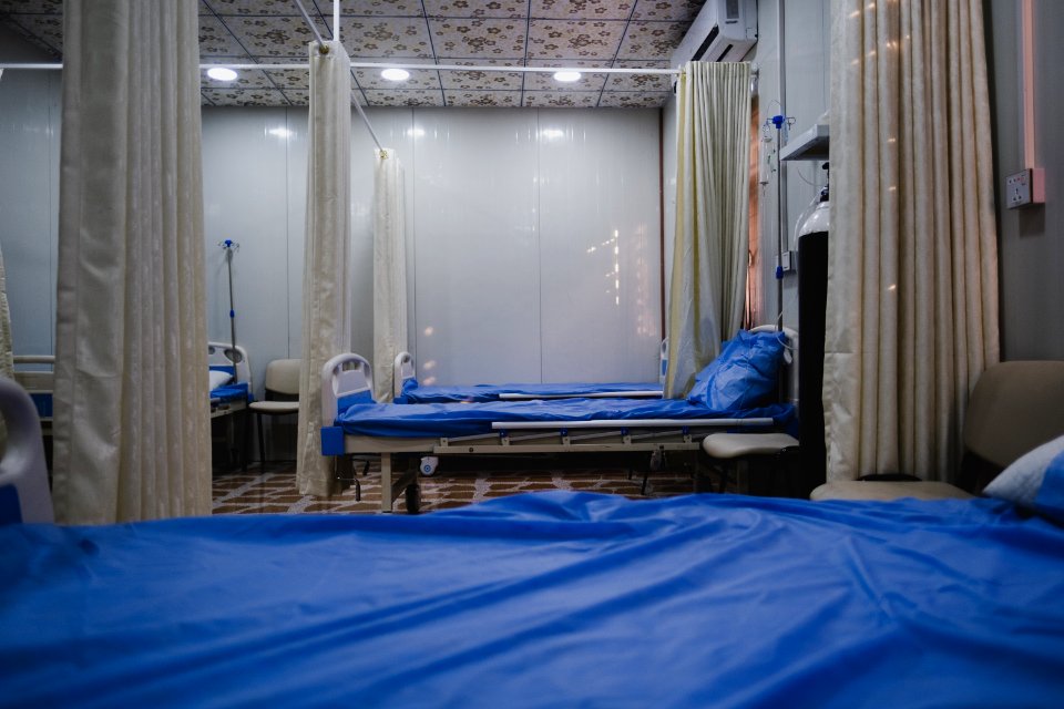 Views of the emergency room of the recently renovated hospital in April of 2019 the city center of Shingal 03