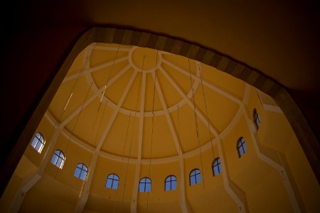 Views of an Armenian church being constructed at the outskirts of the Ankawa neigborhood in Erbil 17