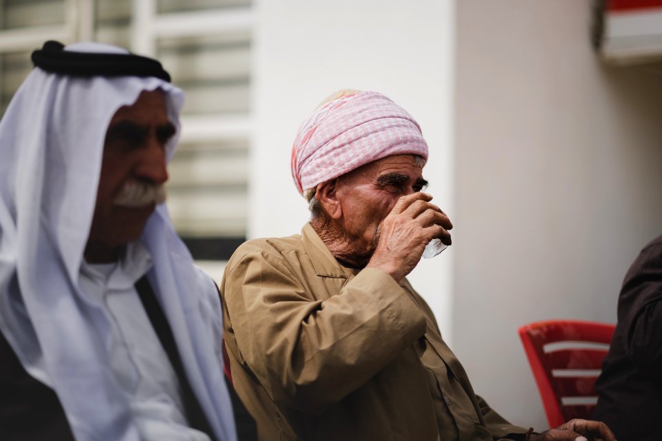 Views of a Ezidi gathering at the office of the Ezidi Progress Party's office in Shingal 29