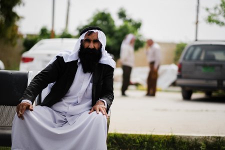 Views of a Ezidi gathering at the office of the Ezidi Progress Party's office in Shingal 23