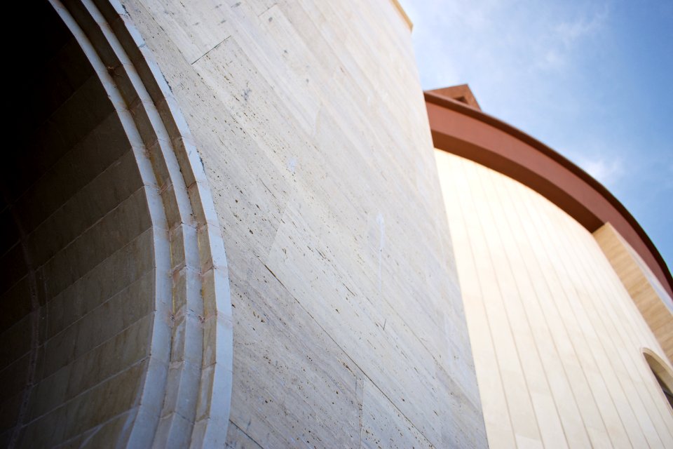 Views of an Armenian church being constructed at the outskirts of the Ankawa neigborhood in Erbil 14