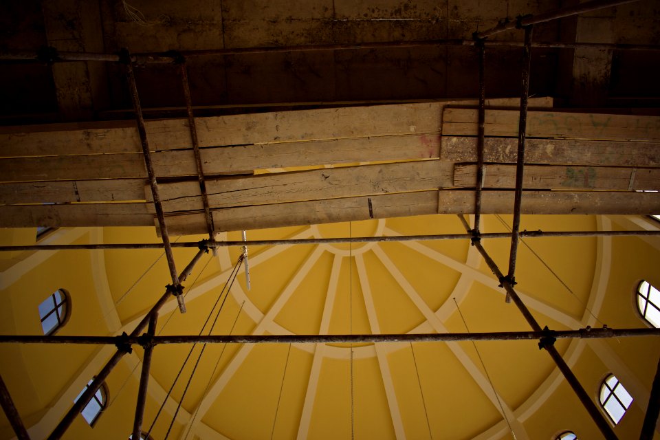 Views of an Armenian church being constructed at the outskirts of the Ankawa neigborhood in Erbil 10