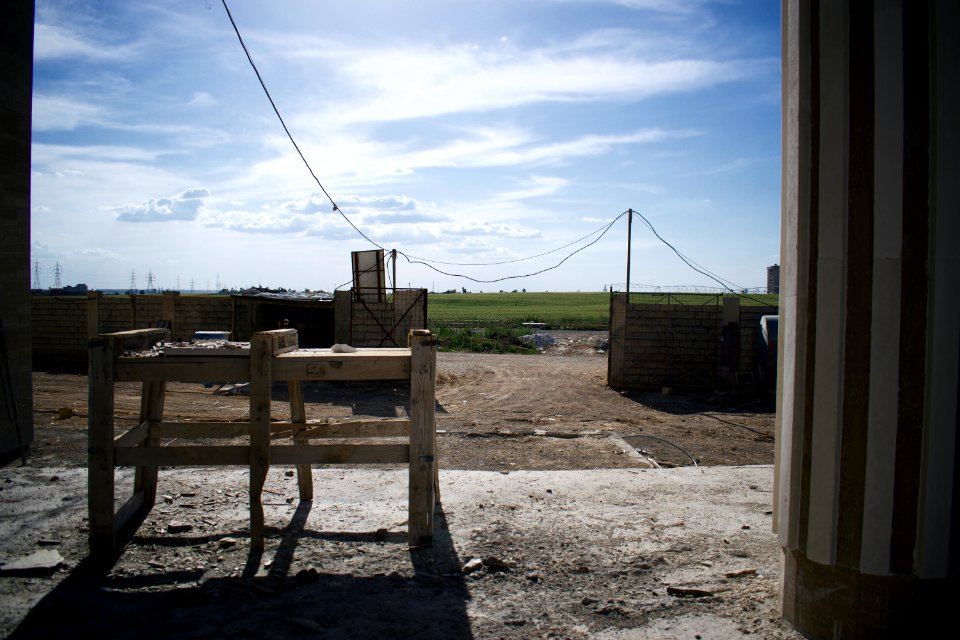Views of an Armenian church being constructed at the outskirts of the Ankawa neigborhood in Erbil 30