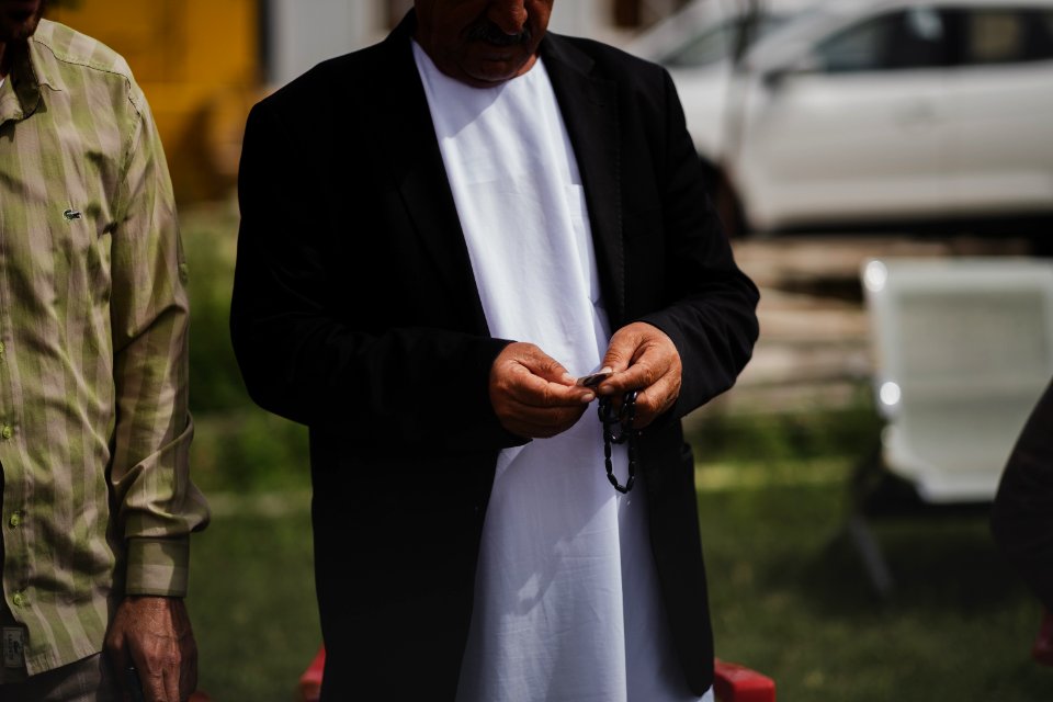 Views of a Ezidi gathering at the office of the Ezidi Progress Party's office in Shingal 17