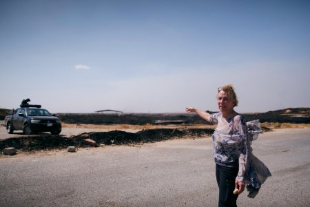Views of fires in summer of 2019 in Sinjar 09