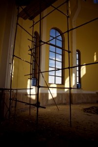 Views of an Armenian church being constructed at the outskirts of the Ankawa neigborhood in Erbil 08