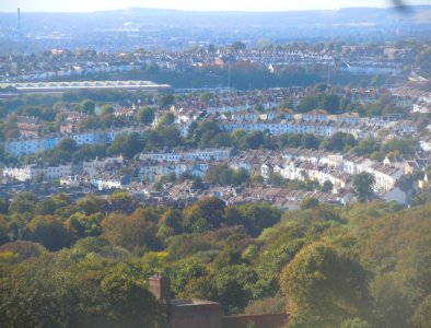 Views of Brighton - Round Hill and Prestonville areas from Race Hill, Brighton (September 2018)
