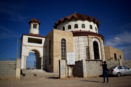 Views of an Armenian church being constructed at the outskirts of the Ankawa neigborhood in Erbil 32