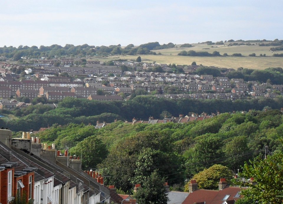 Views of Brighton - View down Ryde Road, Brighton (towards North End of Hollingdean) (July 2010)