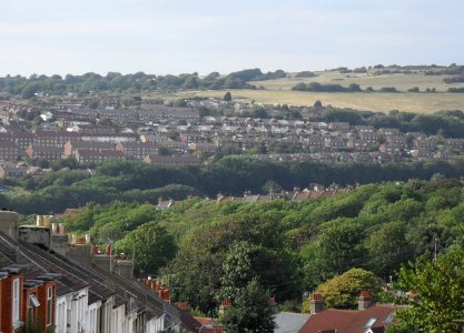 Views of Brighton - View down Ryde Road, Brighton (towards North End of Hollingdean) (July 2010)