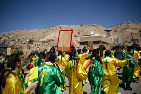 Views of the 2018 Palm Sunday festival in the Chaldean Catholic town of alQosh 17