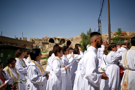 Views of the 2018 Palm Sunday festival in the Chaldean Catholic town of alQosh 07