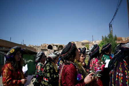 Views of the 2018 Palm Sunday festival in the Chaldean Catholic town of alQosh 10