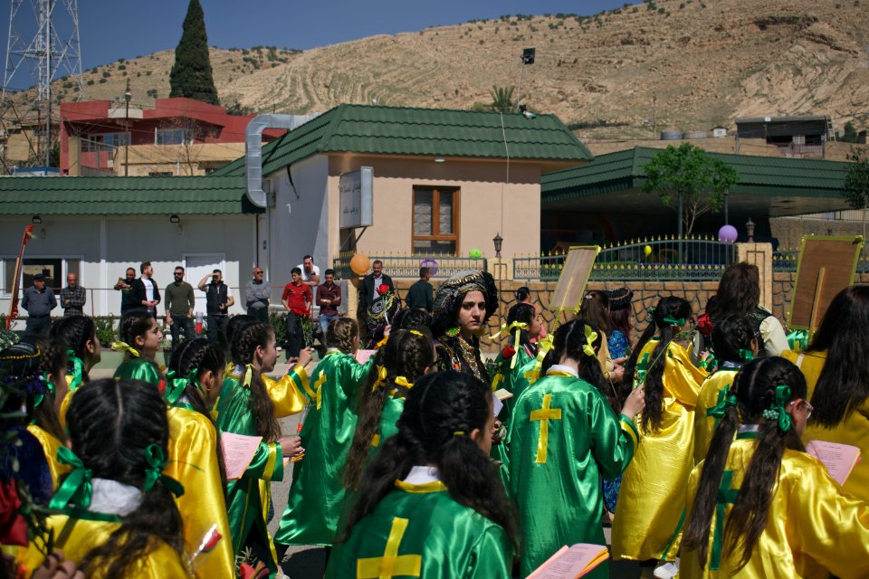 Views of the 2018 Palm Sunday festival in the Chaldean Catholic town of alQosh 01