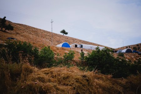 Views in June of 2019 around the road leading to the tobacco fields at the top of Shingal Mountain 13