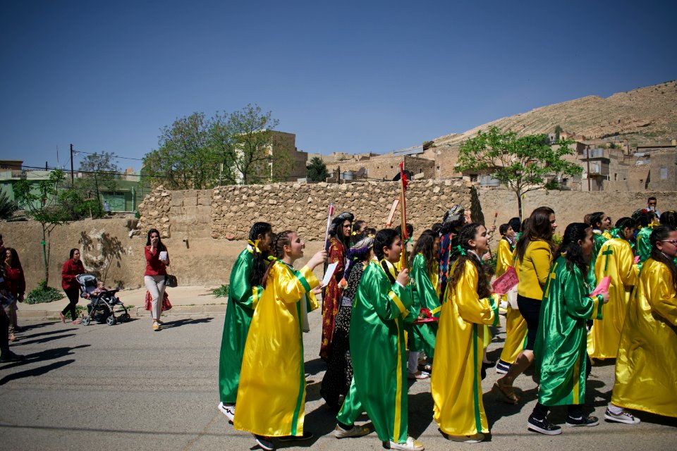 Views of the 2018 Palm Sunday festival in the Chaldean Catholic town of alQosh 16