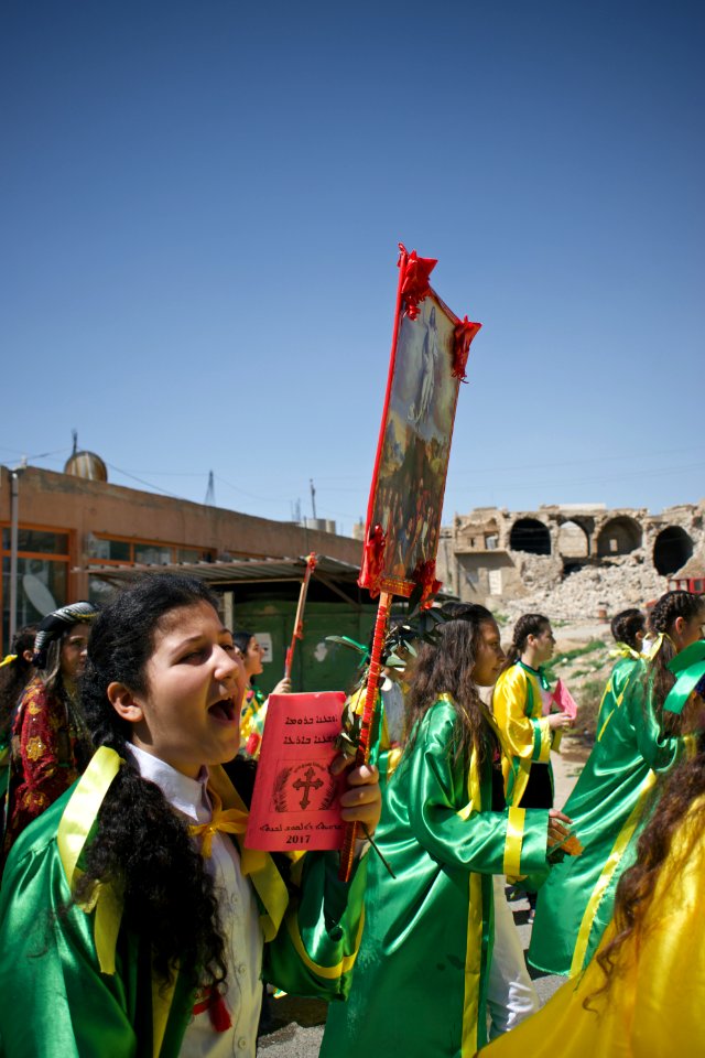 Views of the 2018 Palm Sunday festival in the Chaldean Catholic town of alQosh 13