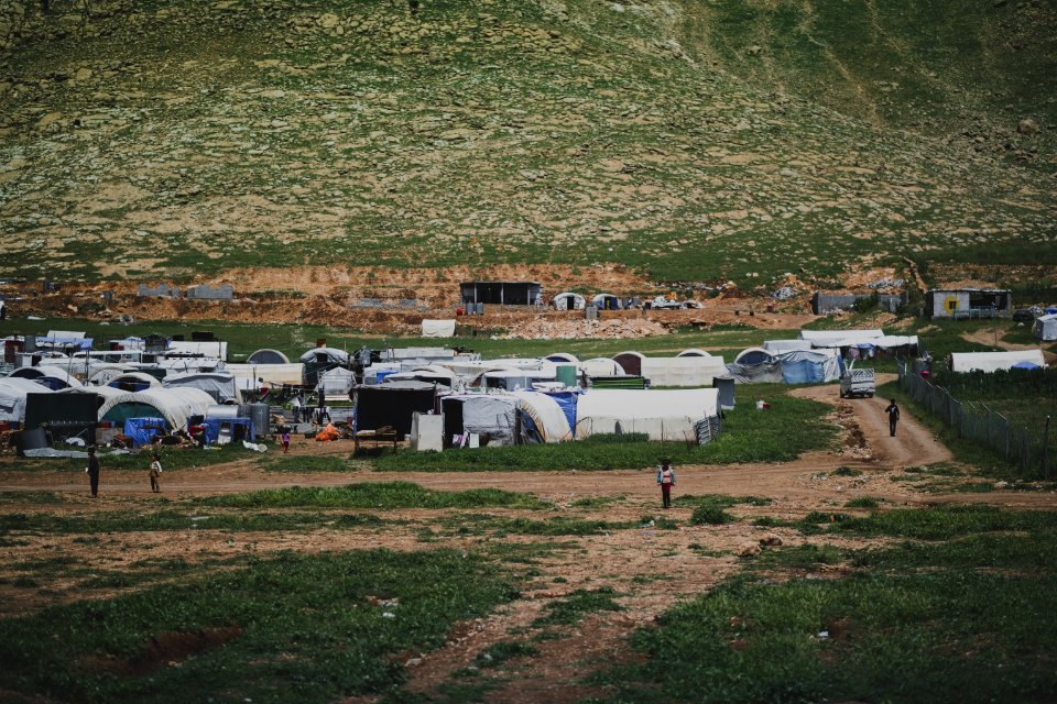 Views of Sardashte Camp for Ezidi IDPs in May of 2019, atop Shingal Mountain 05
