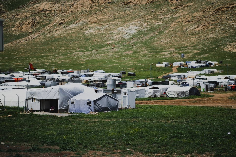 Views of Sardashte Camp for Ezidi IDPs in May of 2019, atop Shingal Mountain 06