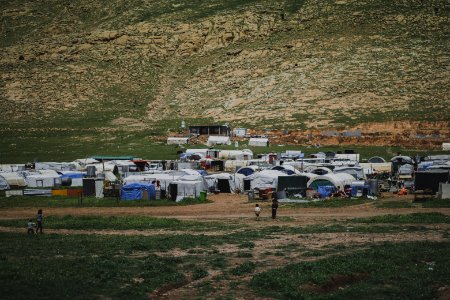 Views of Sardashte Camp for Ezidi IDPs in May of 2019, atop Shingal Mountain 03