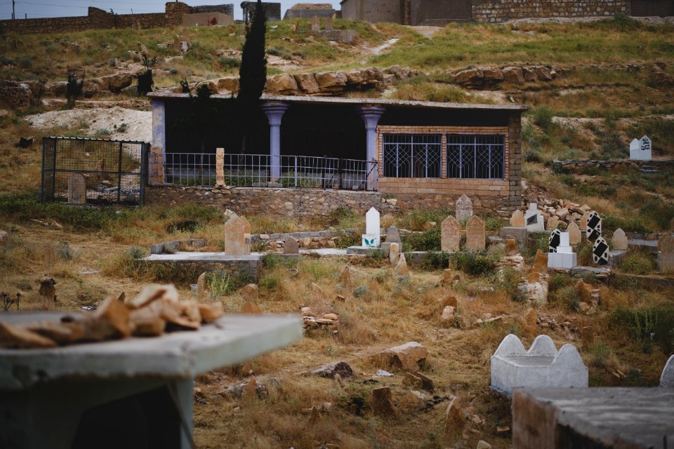 Views in June of 2019 around the Ezidi shrine of Shebl Qasim atop Shingal mountain 28