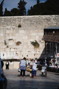 Views in October of 2019 toward the Temple Mount in the Old City of Jerusalem 47