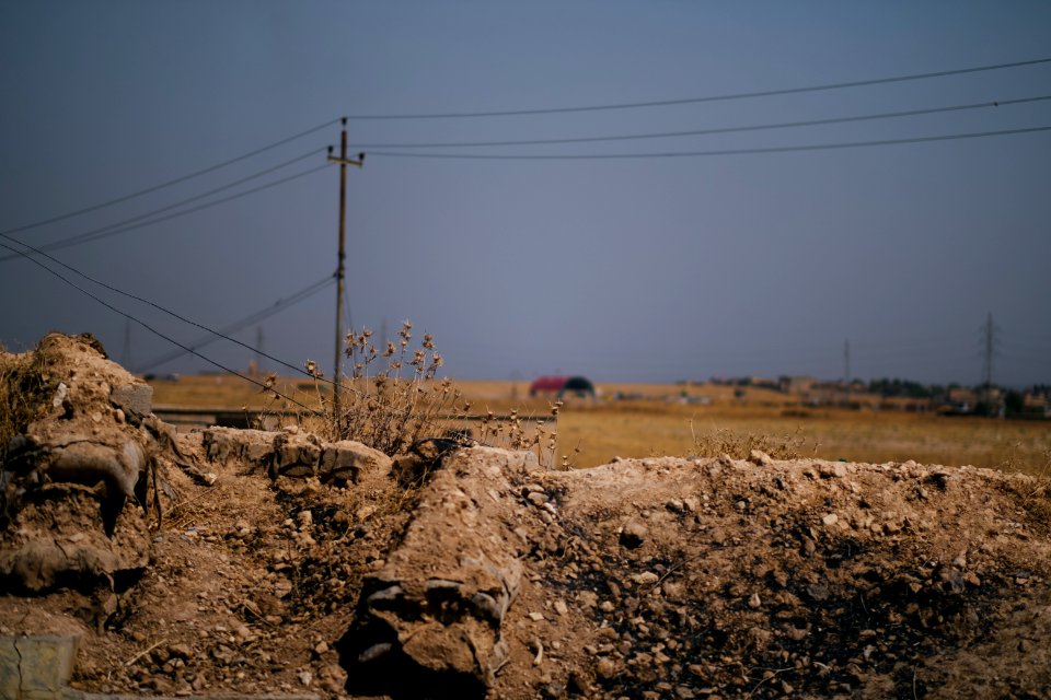 Views of the government depot in summer of 2019 where grain was received and processed in Shingal, known also as Sinjar 43