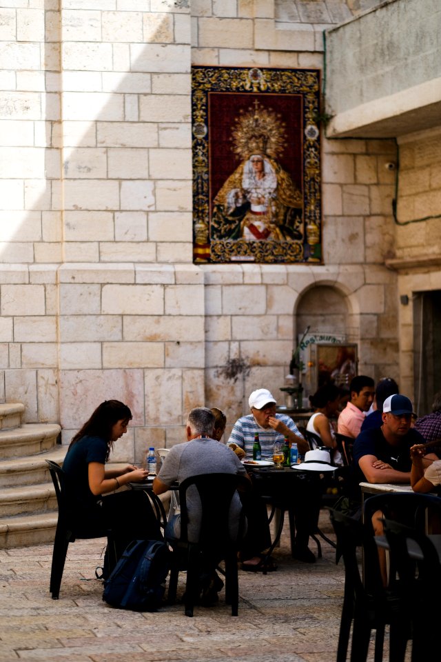 Views in October of 2019 of the Church of Our Lady of Sorrows, an Armenian Catholic Church in the Old City of Jerusalem 16