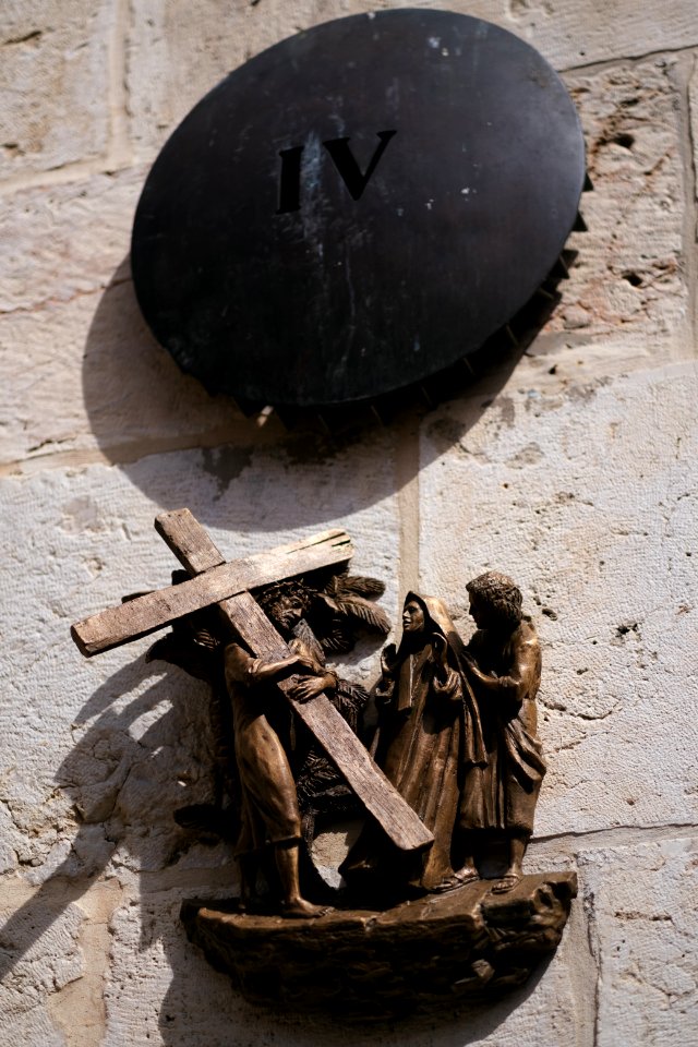 Views in October of 2019 of the Church of Our Lady of Sorrows, an Armenian Catholic Church in the Old City of Jerusalem 13
