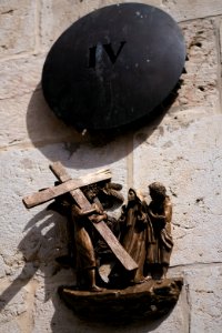 Views in October of 2019 of the Church of Our Lady of Sorrows, an Armenian Catholic Church in the Old City of Jerusalem 13