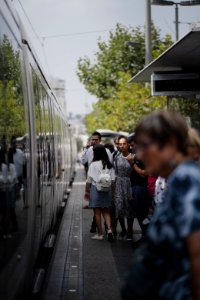 Views of the Jaffa Street train going to Central Station in Jerusalem 04