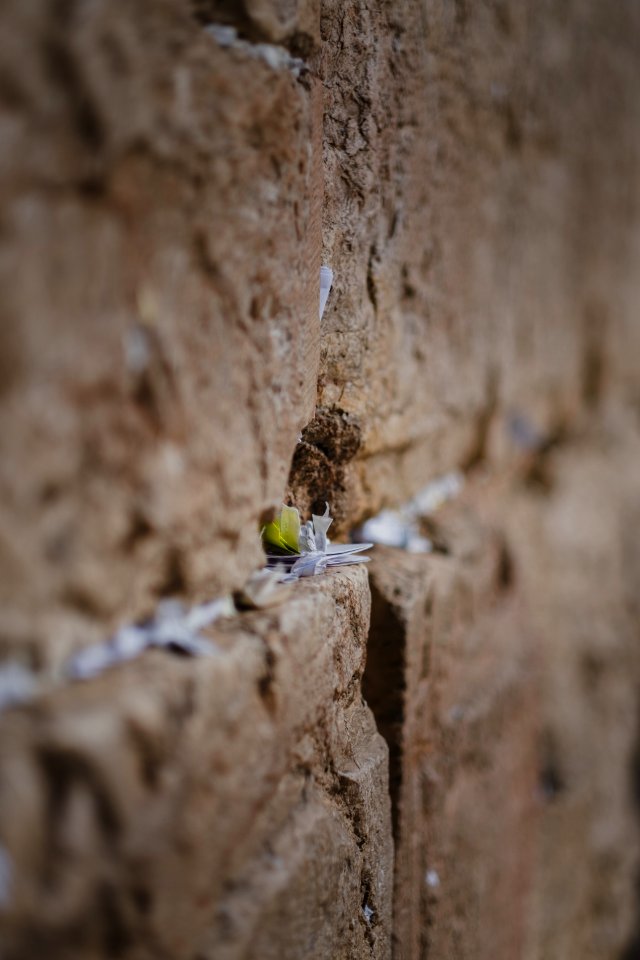 Views in October of 2019 of the Western Wall in the Old City of Jerusalem 01