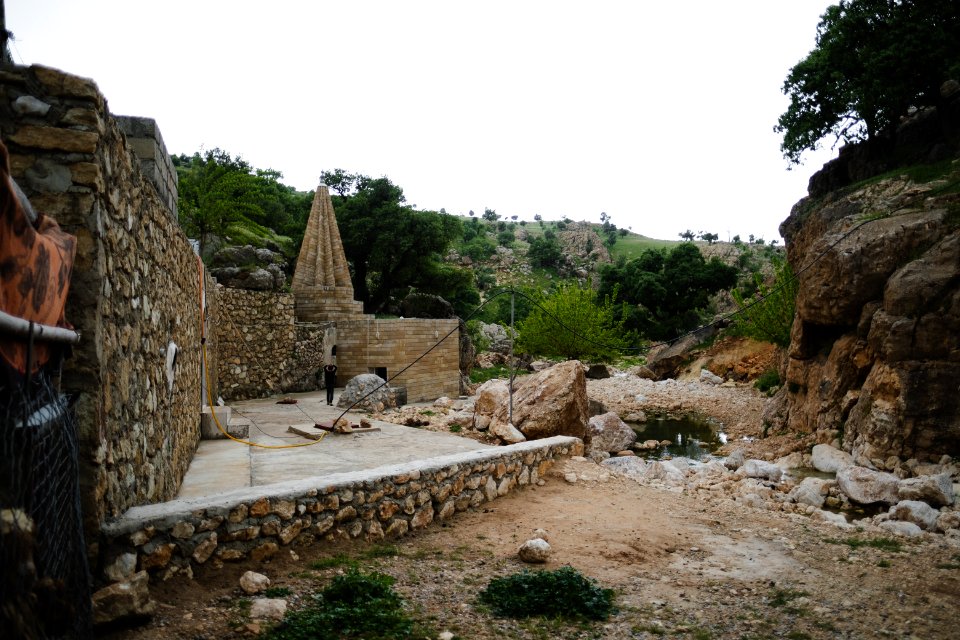 Views of the "Makan Shekh Adi" near Sardashte Camp atop Shingal mountain, where Shekh Adi visited before going to Lalish 05