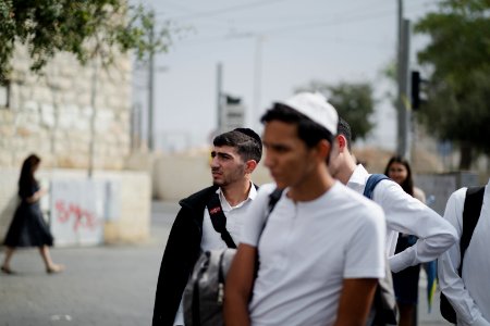 Views of the Jaffa Street train going to Central Station in Jerusalem 31