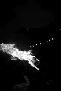 Views of the fire walk for the Newroz festival in Akre in 2018 09