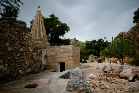 Views of the "Makan Shekh Adi" near Sardashte Camp atop Shingal mountain, where Shekh Adi visited before going to Lalish 02