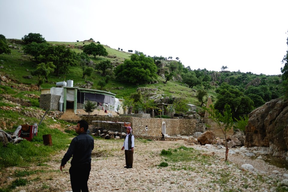 Views of the "Makan Shekh Adi" near Sardashte Camp atop Shingal mountain, where Shekh Adi visited before going to Lalish 06