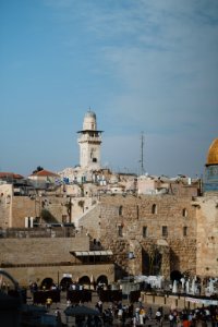 Views in October of 2019 toward the Temple Mount and the Western Wall in the Old City of Jerusalem 37 photo