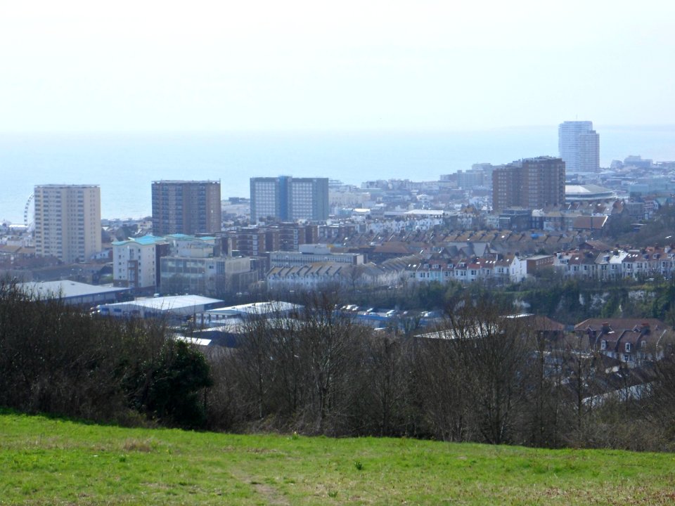 View from Whitehawk Hill, Whitehawk, Brighton (April 2013) (3)