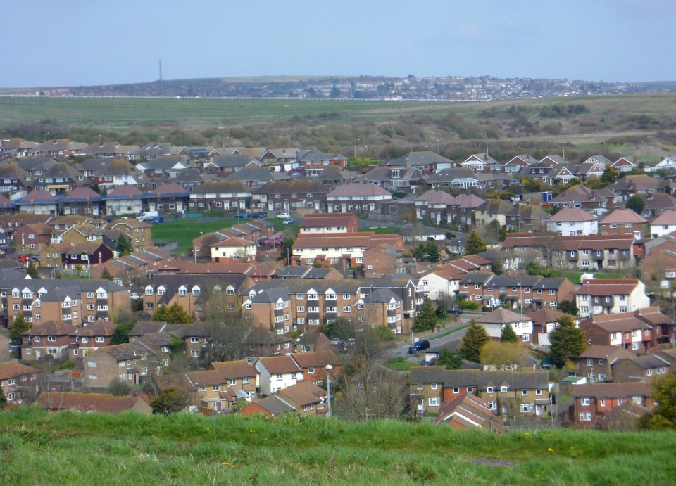 View from Whitehawk Hill, Whitehawk, Brighton (April 2013) (8)