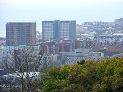 View from Whitehawk Hill, Whitehawk, Brighton (April 2013) (2)