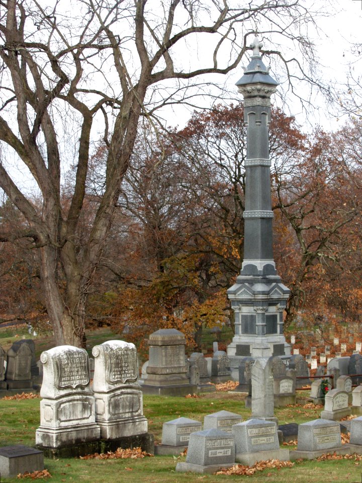 View in the Chartiers Cemetery
