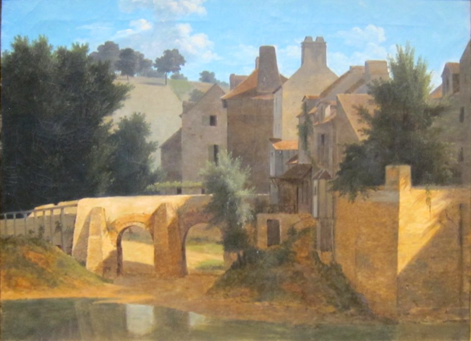 View in the Île-de-France by Jean-Victor Bertin