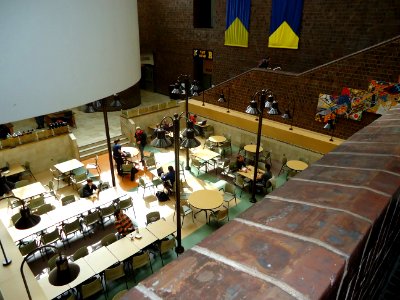 View inside Wilson Commons at the University of Rochester photo