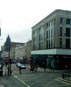 View of West Street–North Street junction, Brighton (March 2013)