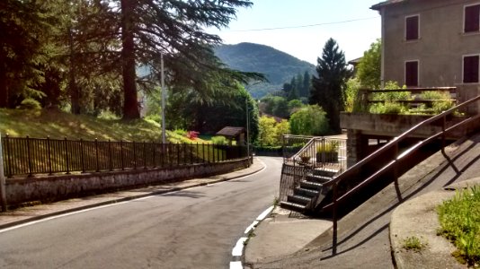 View of Via Soldato Ermenegildo Bertarini in Esino Lario