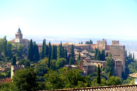 View of Alhambra from Generalife - Granada, Spain - DSC07850